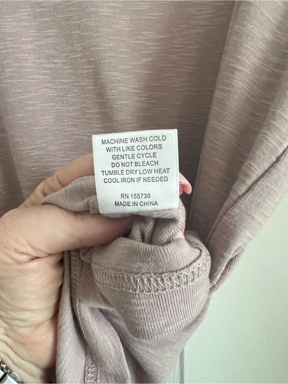 Jane and Delancey Short Sleeve Pullover - Mauve - Picture 4 of 4